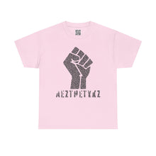 Load image into Gallery viewer, Resist Fist -AEZTHETYKZ: Graphic Print Cotton Tee Shirt