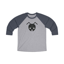 Load image into Gallery viewer, AEZTHETYKZ - Megacephala Logo Printed Tri-Blend 3/4 Tee Shirt