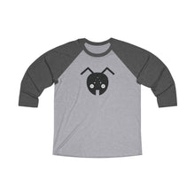 Load image into Gallery viewer, AEZTHETYKZ - Megacephala Logo Printed Tri-Blend 3/4 Tee Shirt