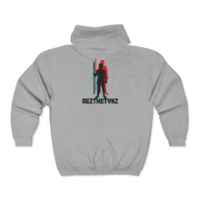 Load image into Gallery viewer, Vangaurd Silhouette Graphic Print: Retro Full-Zip Hoodie