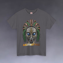 Load image into Gallery viewer, Gilded Mask: Graphic Print Heavy Cotton Tee Shirt
