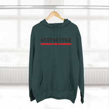 Load image into Gallery viewer, Red Line -AEZTHETYKZ: Fleece Hoodie
