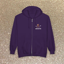 Load image into Gallery viewer, Sentinel Zip Hoodie — AEZTHETYKZ Embroidered Sweatshirt