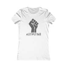 Load image into Gallery viewer, Fight the Powder: Resist Fist -AEZTHETYKZ Soft Cotton Printed Tee Shirt