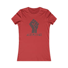 Load image into Gallery viewer, Fight the Powder: Resist Fist -AEZTHETYKZ Soft Cotton Printed Tee Shirt