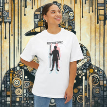 Load image into Gallery viewer, Vangaurd Silhouette Graphic Print: Oversized Tee Shirt