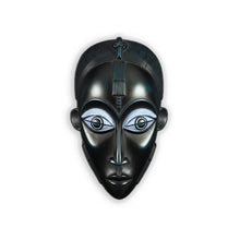 Load image into Gallery viewer, Ebony Alien Tribal Mask Sticker — Decal