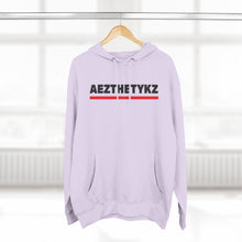 Load image into Gallery viewer, Red Line -AEZTHETYKZ: Fleece Hoodie