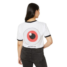 Load image into Gallery viewer, Eye Graphic Print: Ringer Tee Shirt