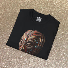 Load image into Gallery viewer, Techno Tribal Mask Graphic Print: Tee Shirt
