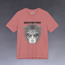 Load image into Gallery viewer, Venetian Mask Graphic Print: Tee Shirt