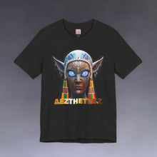 Load image into Gallery viewer, Azure Bust: Graphic Print Jersey Short Sleeve Tee Shirt