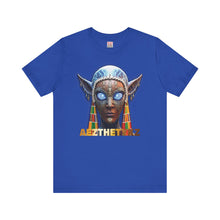 Load image into Gallery viewer, Azure Bust: Graphic Print Jersey Short Sleeve Tee Shirt