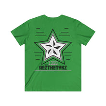 Load image into Gallery viewer, Curb Star 1999: AEZTHETYKZ -Retro Logo Graphic Print Fitted V-Neck