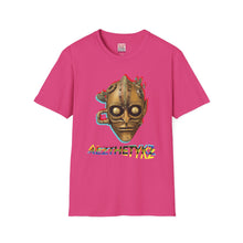 Load image into Gallery viewer, Brass Monkey Mask: Glitch Art Graphic Print Softstyle T-Shirt