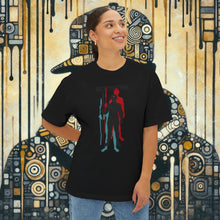 Load image into Gallery viewer, Vangaurd Silhouette Graphic Print: Oversized Tee Shirt