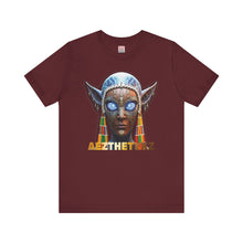 Load image into Gallery viewer, Azure Bust: Graphic Print Jersey Short Sleeve Tee Shirt