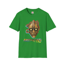Load image into Gallery viewer, Brass Monkey Mask: Glitch Art Graphic Print Softstyle T-Shirt