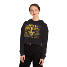 Load image into Gallery viewer, Margarita Graphic Print: Cropped Hoodie — Midriff Hooded Sweatshirt