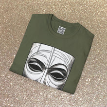 Load image into Gallery viewer, Mascara Mask: Graphic Printed Tee Shirt