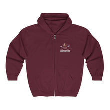 Load image into Gallery viewer, Sentinel Zip Hoodie — AEZTHETYKZ Embroidered Sweatshirt