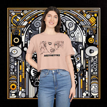 Load image into Gallery viewer, Caterpillar: Graphic Print Crop Tee Shirt