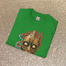 Load image into Gallery viewer, Brass Monkey Mask: Glitch Art Graphic Print Softstyle T-Shirt