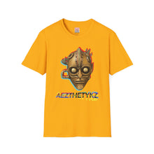 Load image into Gallery viewer, Brass Monkey Mask: Glitch Art Graphic Print Softstyle T-Shirt