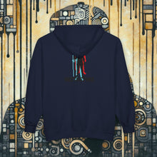 Load image into Gallery viewer, Vangaurd Silhouette Graphic Print: Retro Full-Zip Hoodie