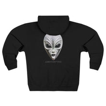 Load image into Gallery viewer, Alien Mask #102 Graphic Print: Zip Hoodie