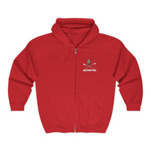 Load image into Gallery viewer, Sentinel Zip Hoodie — AEZTHETYKZ Embroidered Sweatshirt