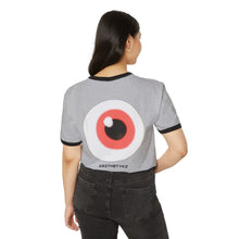 Load image into Gallery viewer, Eye Graphic Print: Ringer Tee Shirt