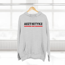 Load image into Gallery viewer, Red Line -AEZTHETYKZ: Fleece Hoodie