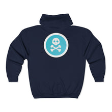 Load image into Gallery viewer, Bonez & Skull: Zip Hoodie