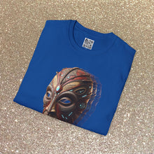 Load image into Gallery viewer, Techno Tribal Mask Graphic Print: Tee Shirt