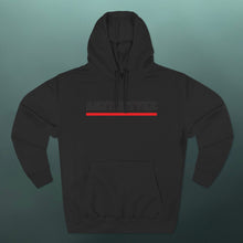 Load image into Gallery viewer, Red Line -AEZTHETYKZ: Fleece Hoodie