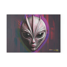 Load image into Gallery viewer, Glitch Art Glass Cutting Board