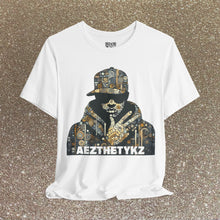 Load image into Gallery viewer, Retro Geometric Drip Graphic Print: Tee Shirt