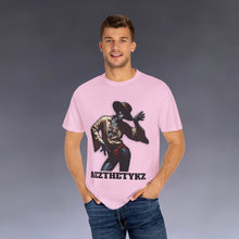 Load image into Gallery viewer, Manos de Jazz: Graphic Printed Garment-Dyed Tee Shirt