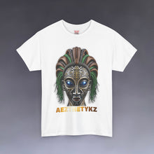 Load image into Gallery viewer, Gilded Mask: Graphic Print Heavy Cotton Tee Shirt