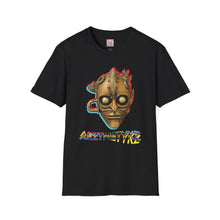 Load image into Gallery viewer, Brass Monkey Mask: Glitch Art Graphic Print Softstyle T-Shirt