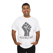Load image into Gallery viewer, Resist Fist -AEZTHETYKZ: Graphic Print Cotton Tee Shirt