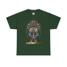 Load image into Gallery viewer, Gilded Mask: Graphic Print Heavy Cotton Tee Shirt