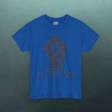 Load image into Gallery viewer, Resist Fist -AEZTHETYKZ: Graphic Print Cotton Tee Shirt