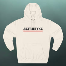 Load image into Gallery viewer, Red Line -AEZTHETYKZ: Fleece Hoodie