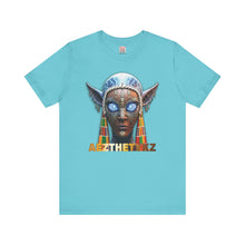 Load image into Gallery viewer, Azure Bust: Graphic Print Jersey Short Sleeve Tee Shirt