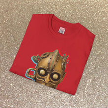 Load image into Gallery viewer, Brass Monkey Mask: Glitch Art Graphic Print Softstyle T-Shirt
