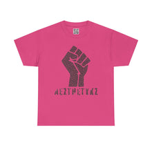 Load image into Gallery viewer, Resist Fist -AEZTHETYKZ: Graphic Print Cotton Tee Shirt