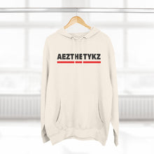 Load image into Gallery viewer, Red Line -AEZTHETYKZ: Fleece Hoodie