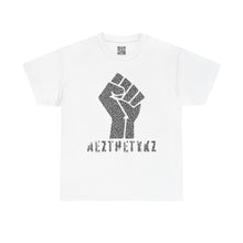 Load image into Gallery viewer, Resist Fist -AEZTHETYKZ: Graphic Print Cotton Tee Shirt
